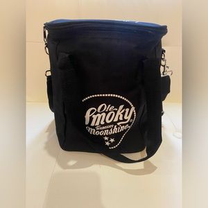 Ole Smoky Tennessee Moonshine Soft Cooler Insulated Bag Smokey Mountains Black